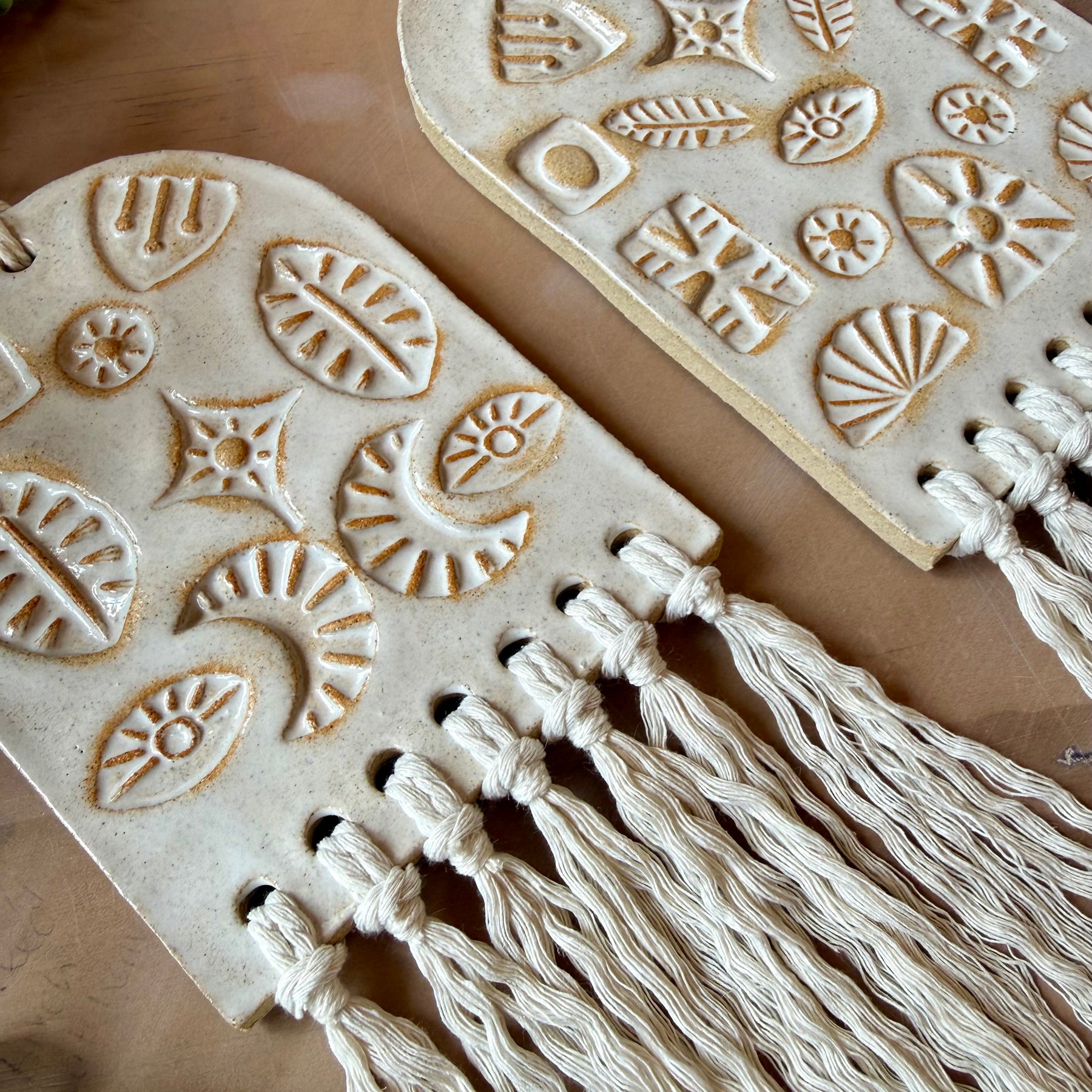 Ceramic Wall Art Tablet Duo