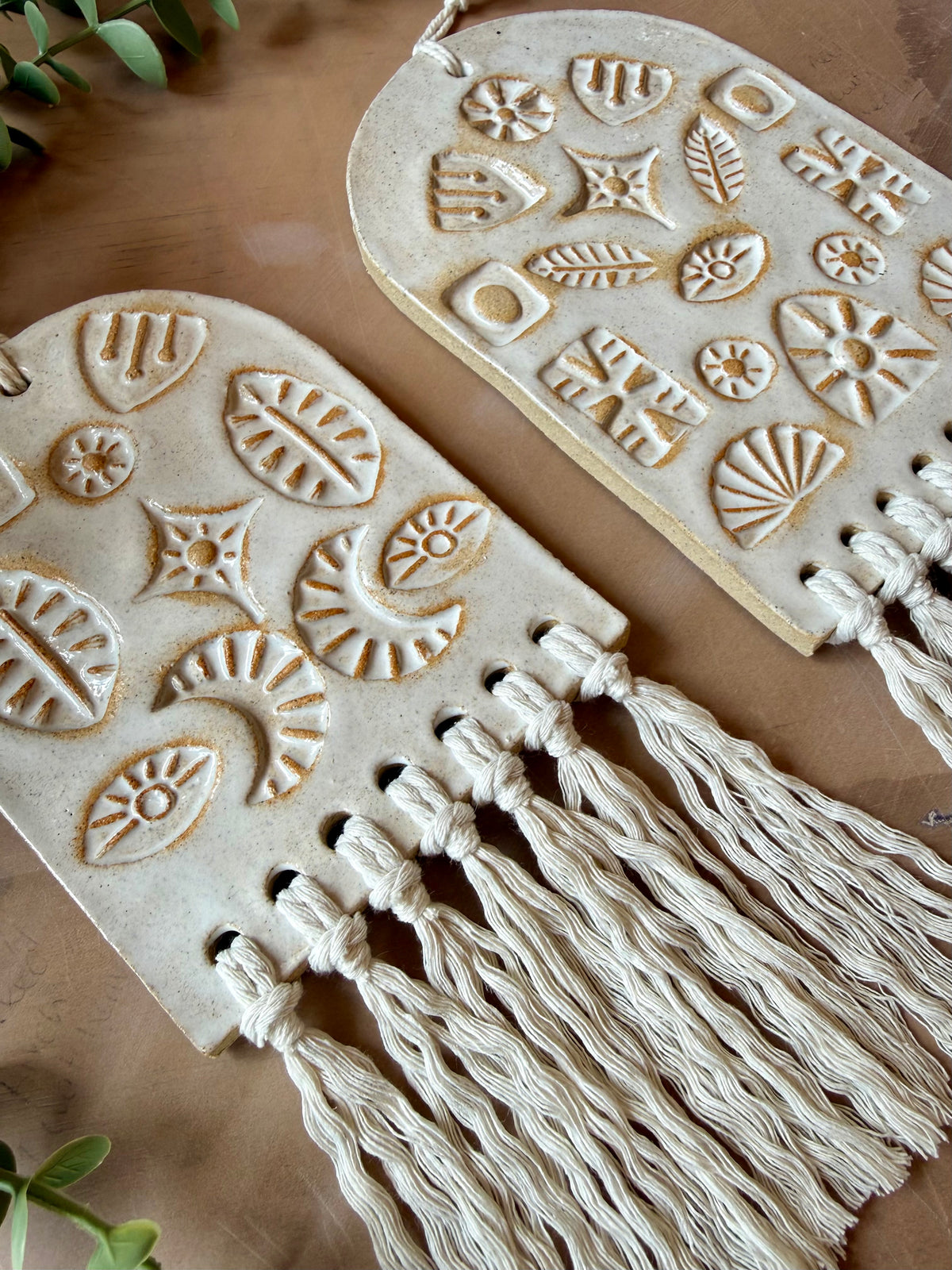 Ceramic Wall Art Tablet Duo