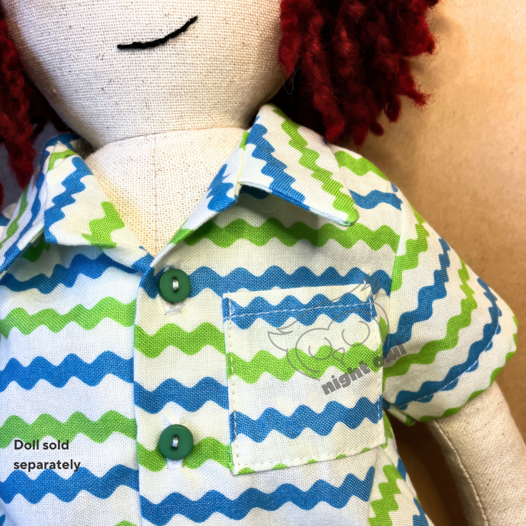 Playsuit Outfit| 53cm Doll Wardrobe Collection| Koala Kisses and Zigzag Wishes