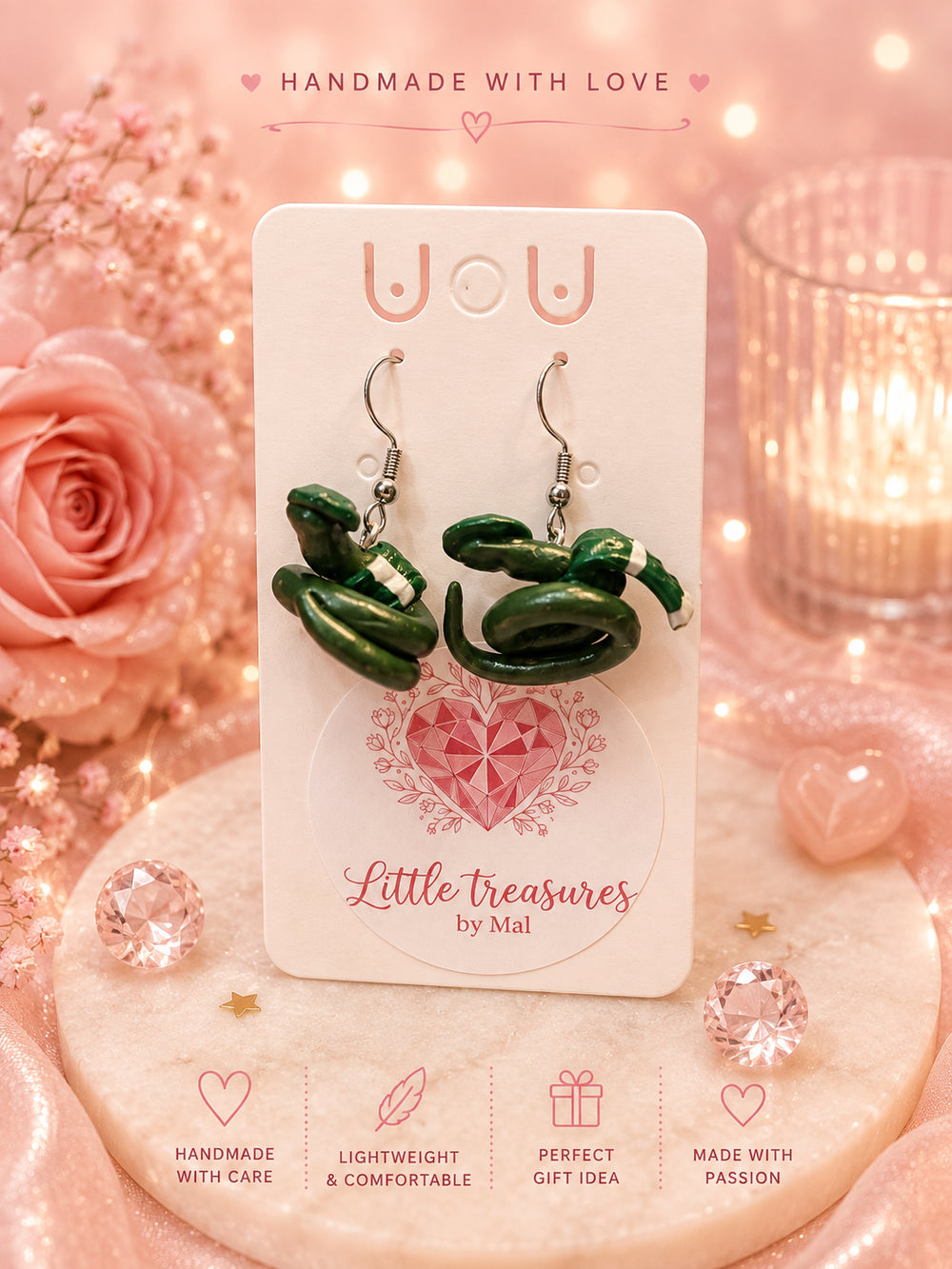 Handcrafted Magical house Earrings