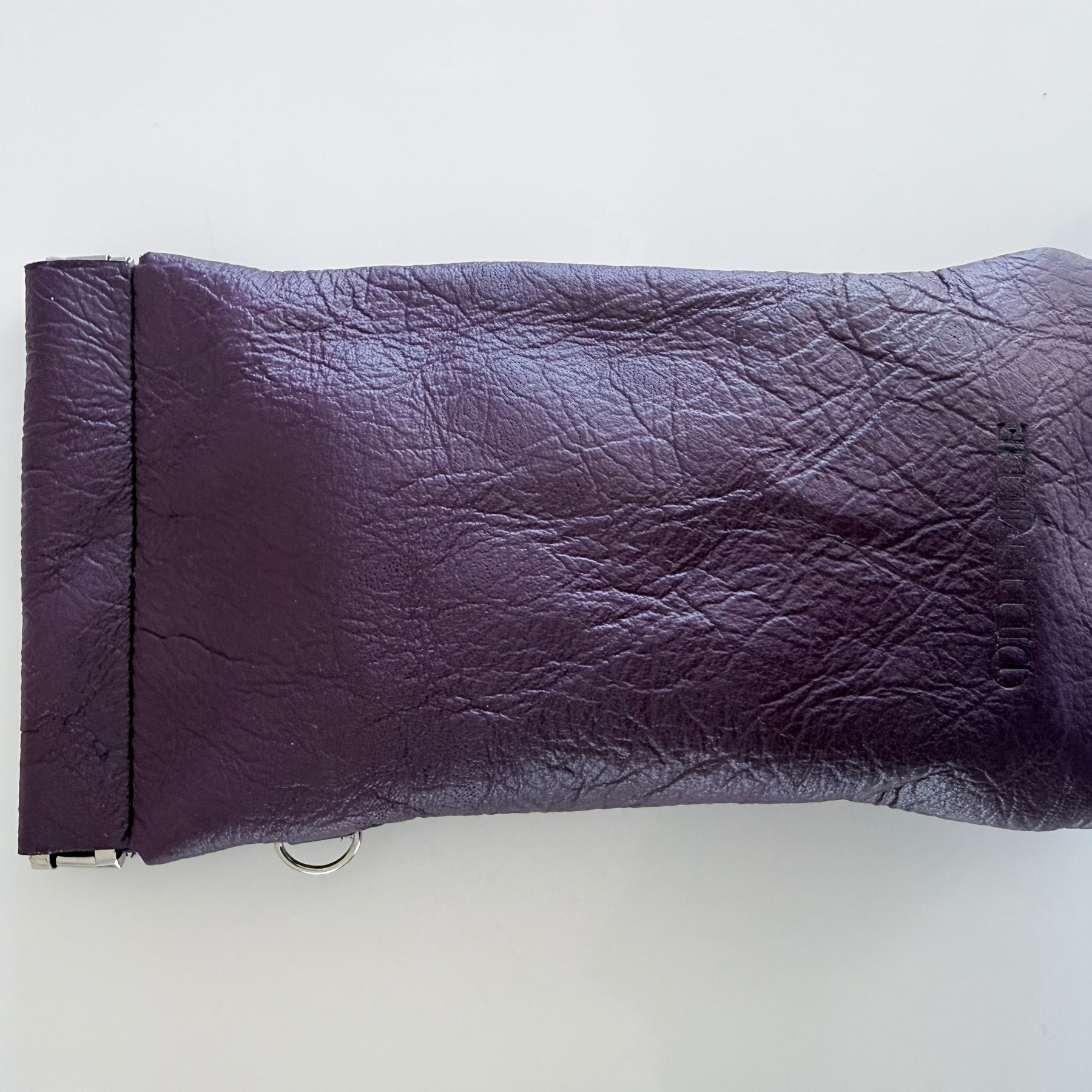 Leather glasses case