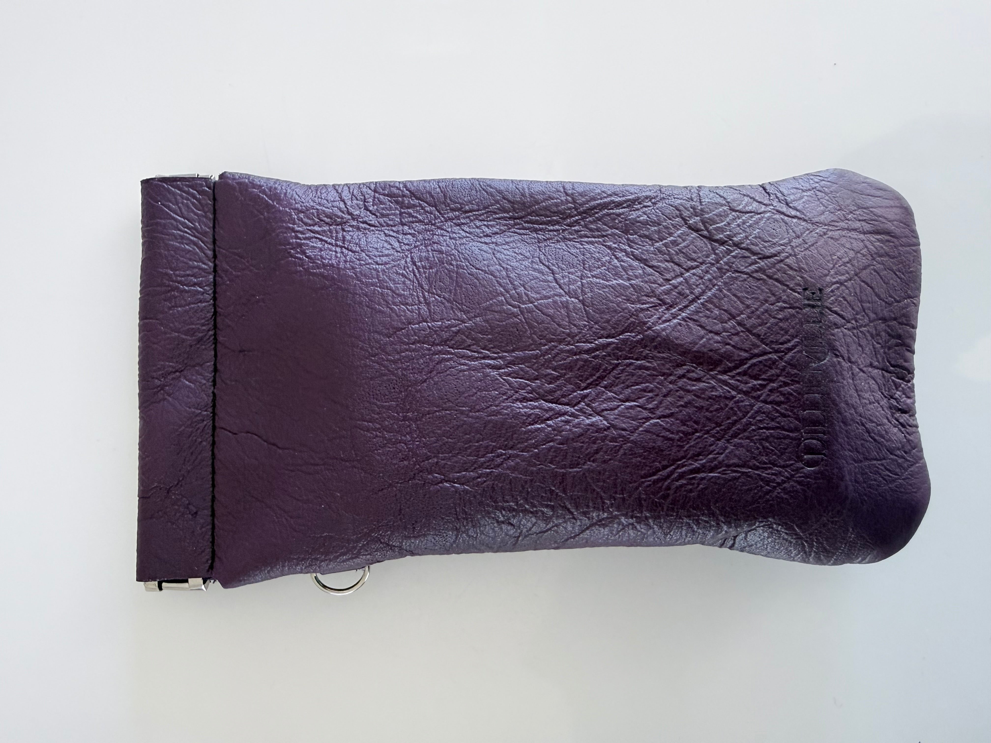 Leather glasses case