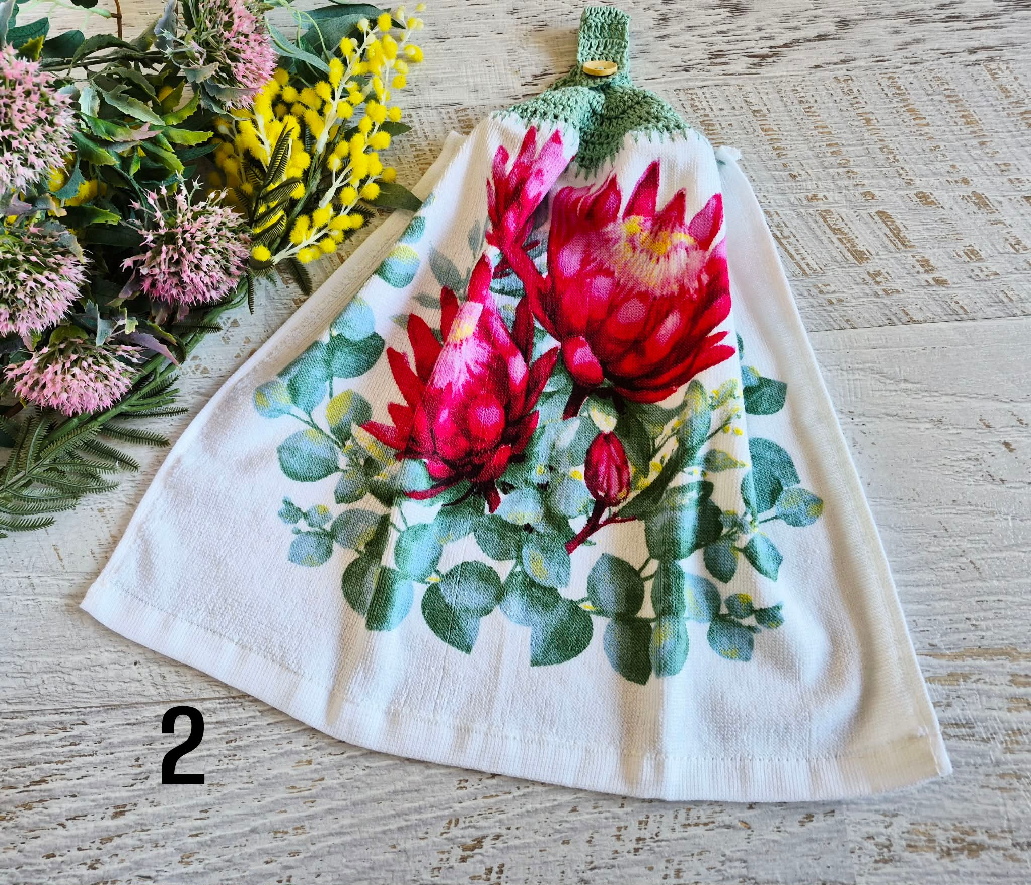 Kitchen Hand Towel | Hanging | Cotton | SINGLE LAYER | 9 Styles - 1-9