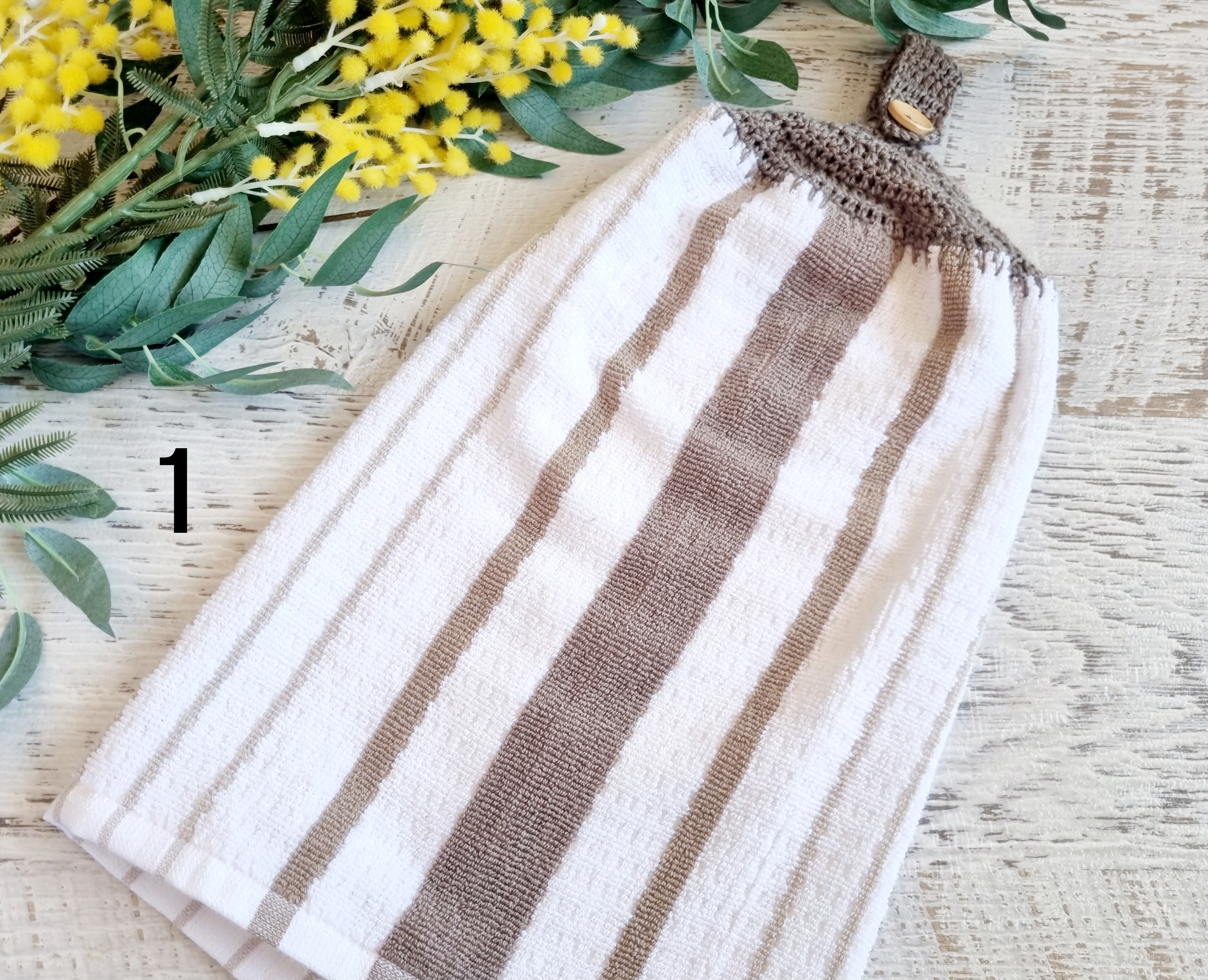 Kitchen Hand Towel | Hanging | Cotton | SINGLE LAYER | 9 Styles - 1-9