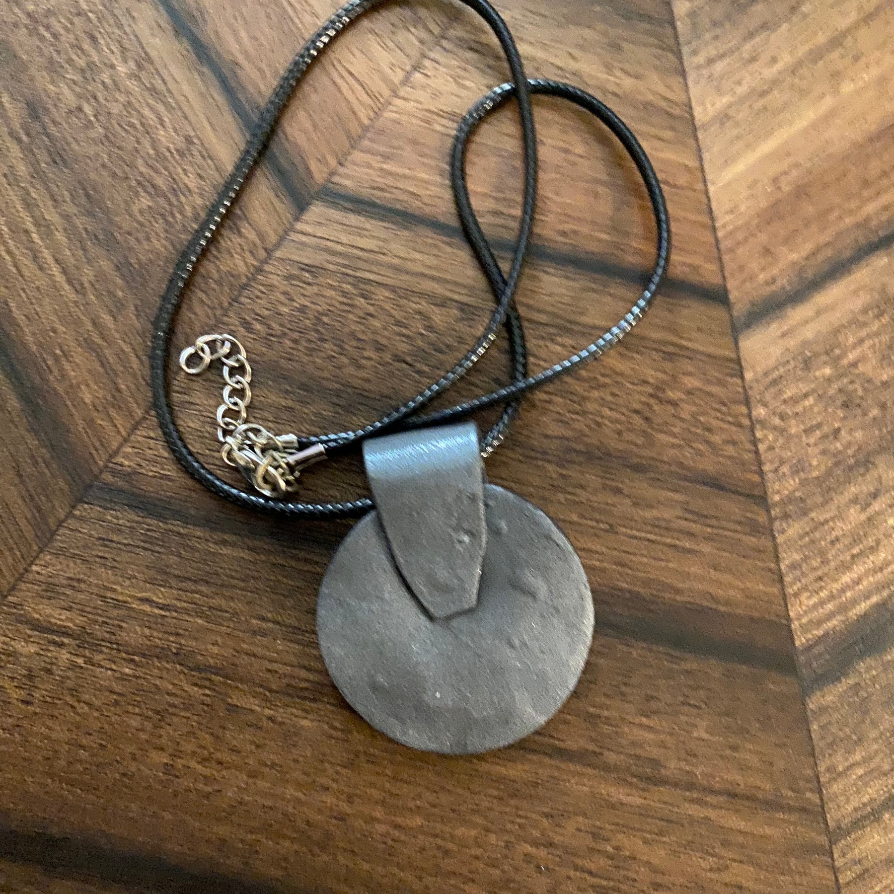 Mercury Retrograde Polymer Clay Pendant- Handmade One of A Kind Pendant
