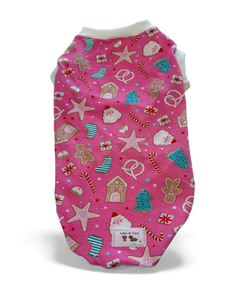 Christmas clothes pyjamas, t-shirts for standard dogs, dachshund, chihuahua, Sphynx cats, pets