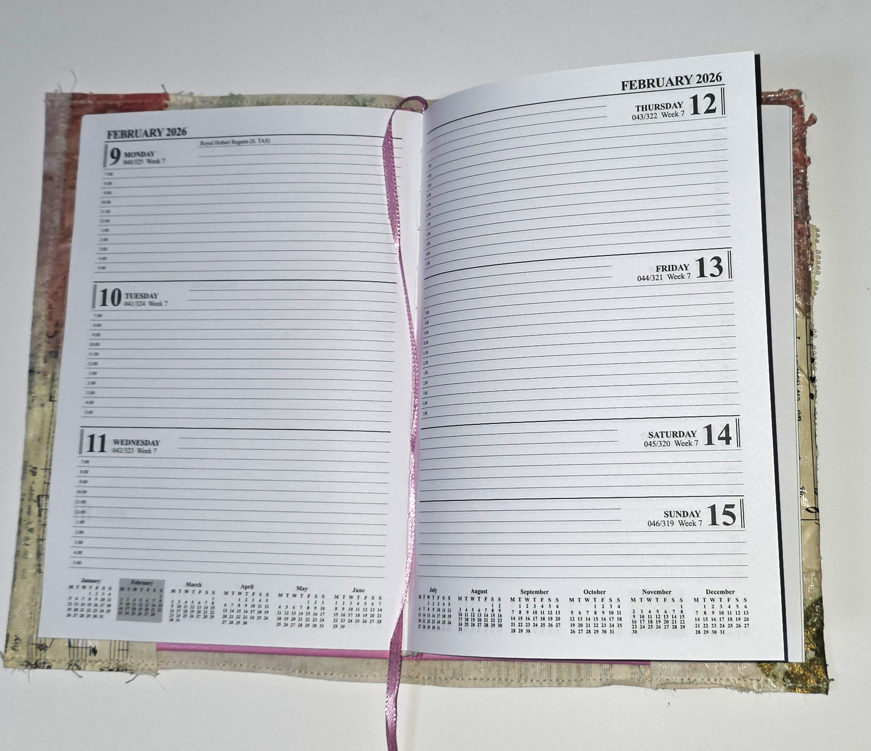 Mixed Media Diary Cover