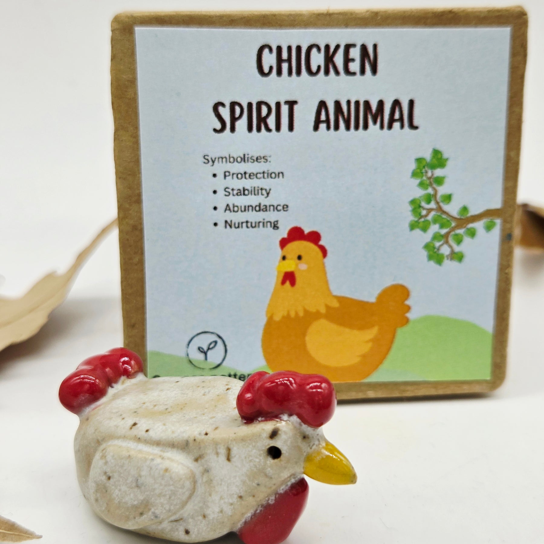 Spirit Animal - Chicken Speckled White