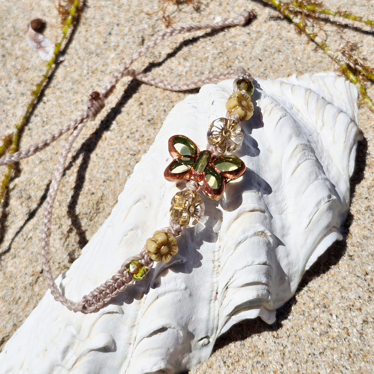 Butterfly Macrame Bracelet/Anklet