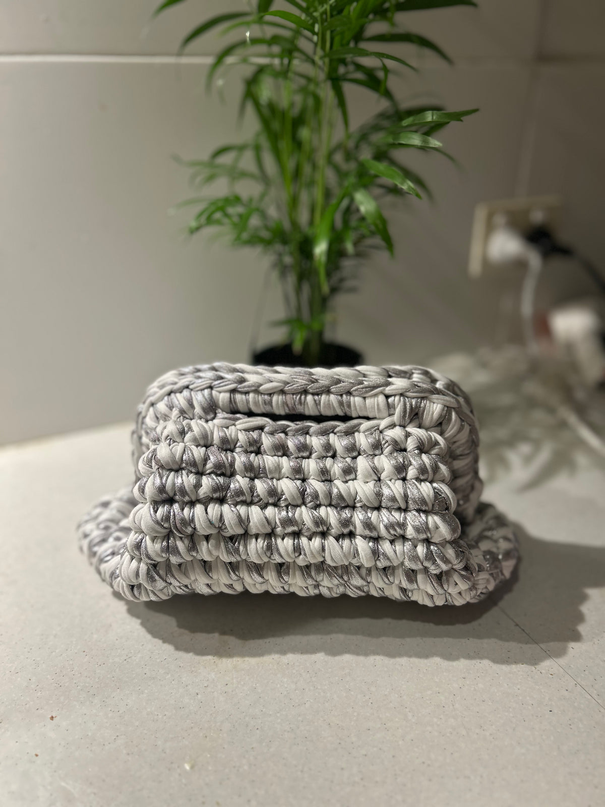 Rose clutch bag
