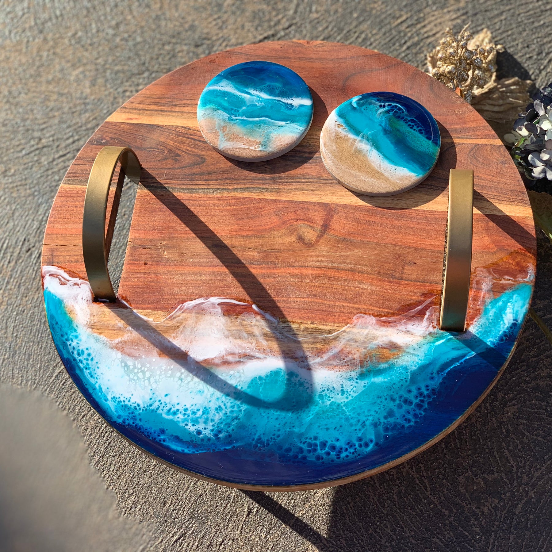 Waves | serving board | ocean | charcuterie board | gift ideas | homewares | Father’s Day gift