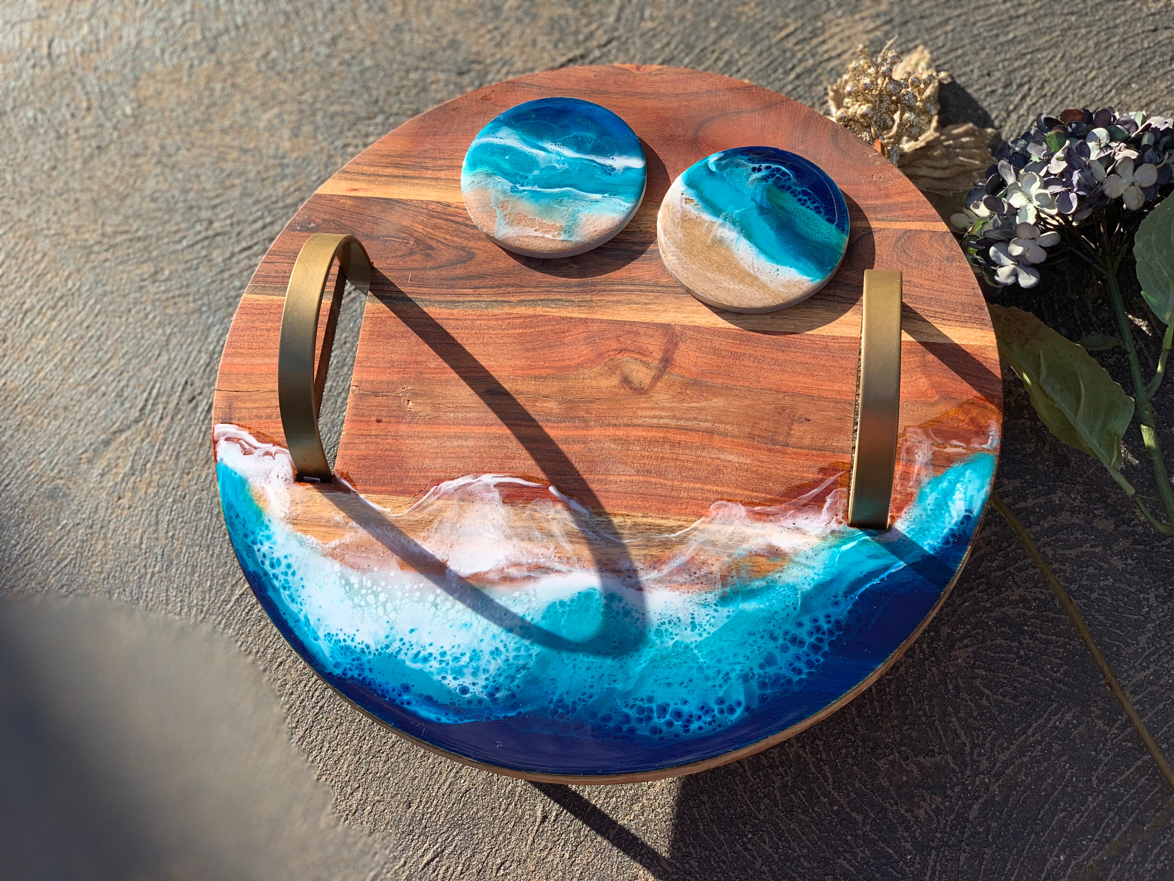 Waves | serving board | ocean | charcuterie board | gift ideas | homewares | Father’s Day gift