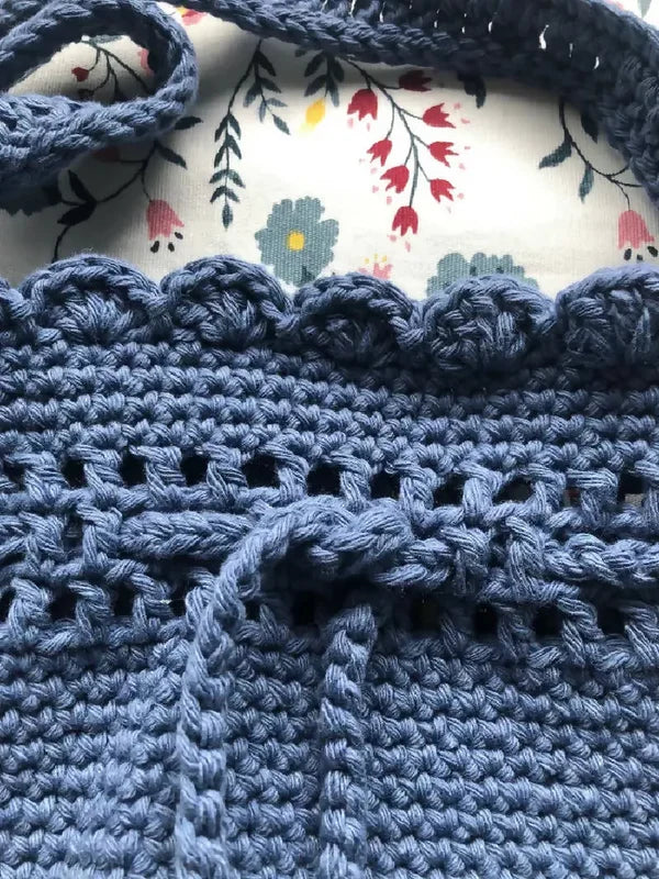 Crochet Handbag | Various Colours & Styles | Pink, Purple, Grey or White