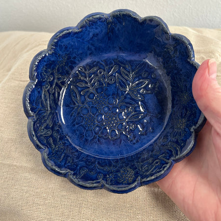 Pottery Midnight Garden Bowl