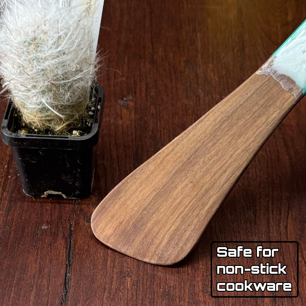 Cooking spatula | Sheoak | 29 cm | resin coated handle