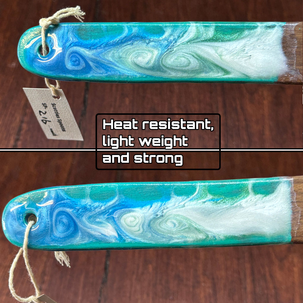Cooking spatula | Sheoak | 29 cm | resin coated handle