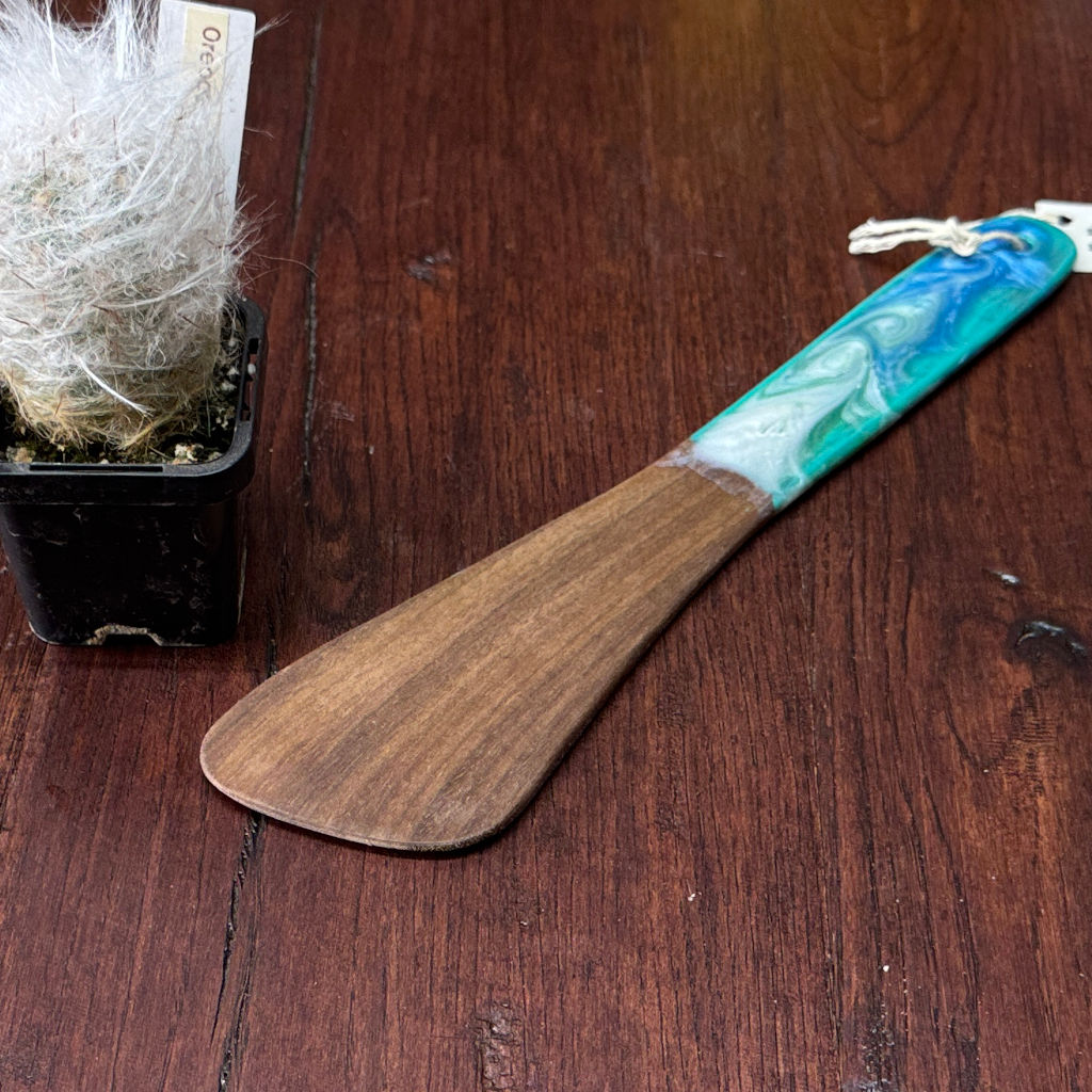 Cooking spatula | Sheoak | 29 cm | resin coated handle