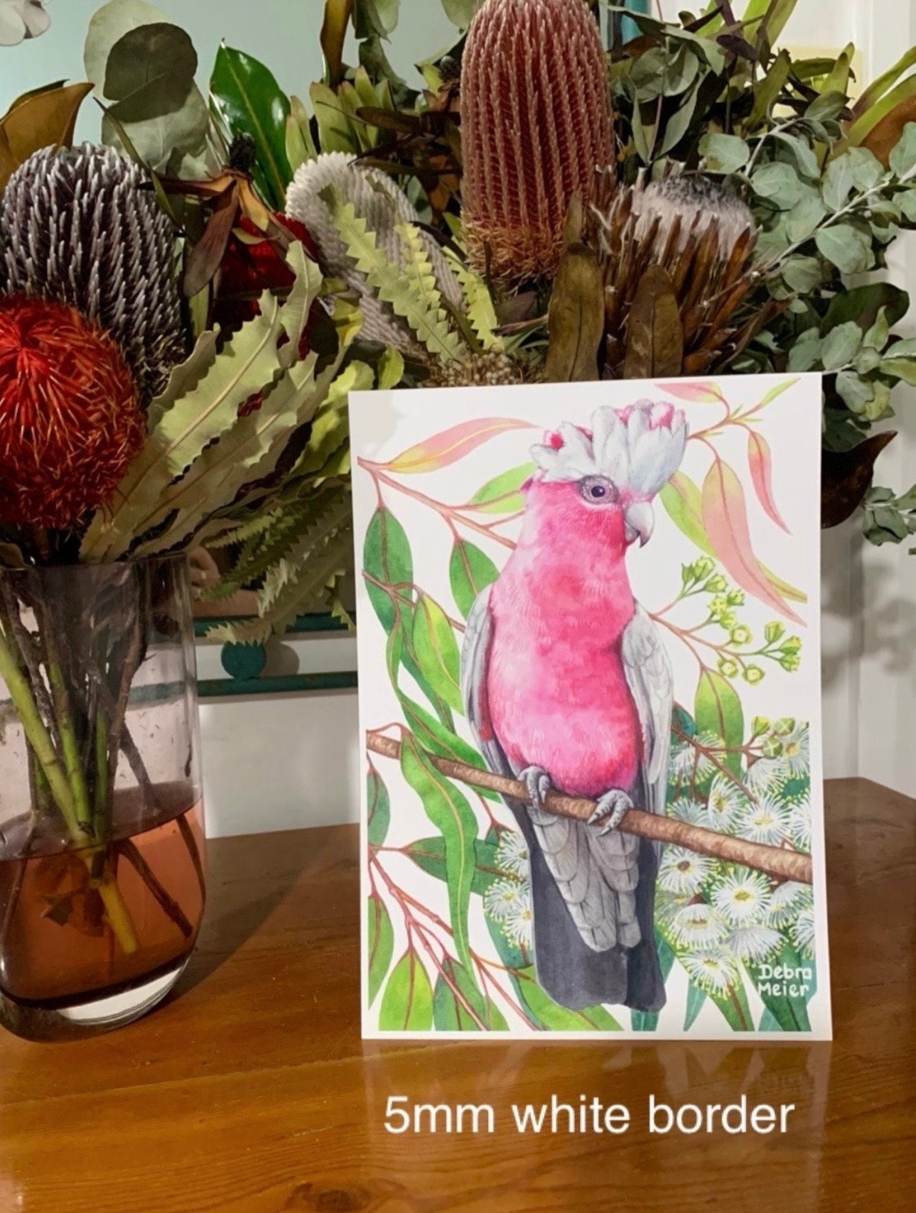 Galah art print by Debra Meier Art