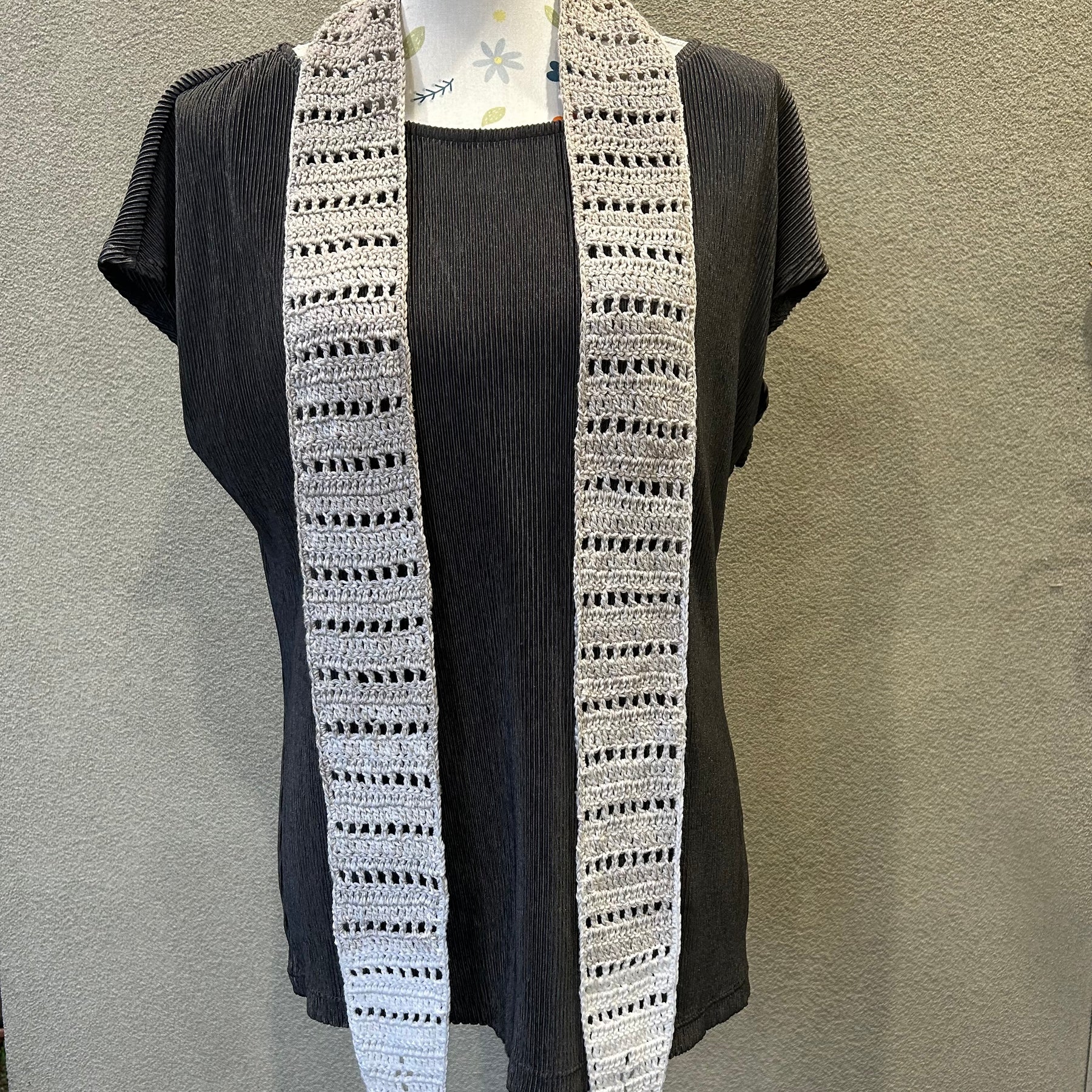 Filet Cotton Scarflet - Crochet