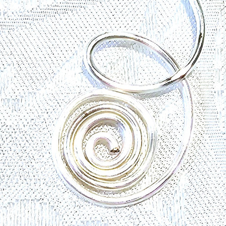 Simple Handmade Coiled Pendant FREE POST