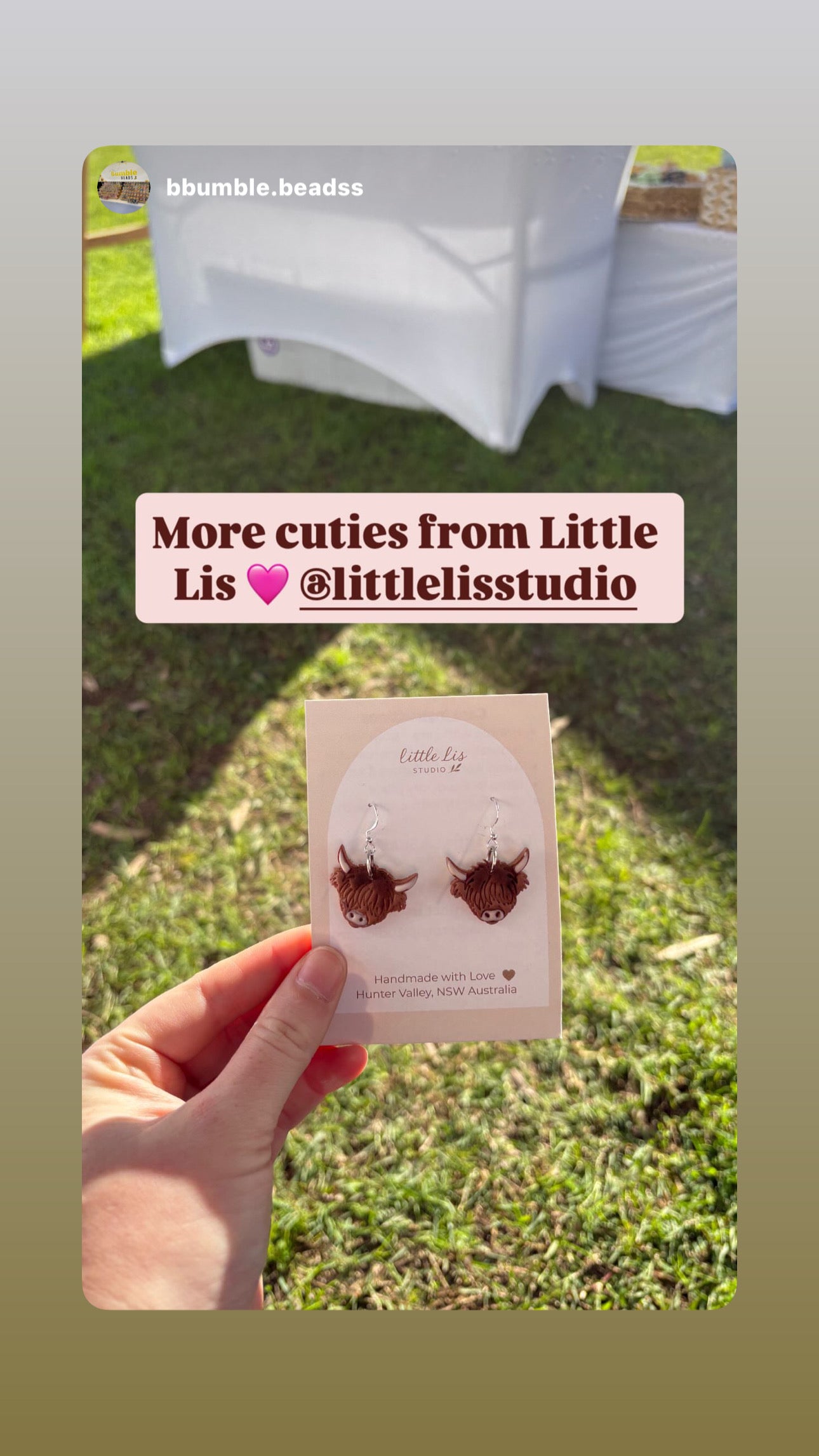 “Charlotte “ Highland Cow Earrings