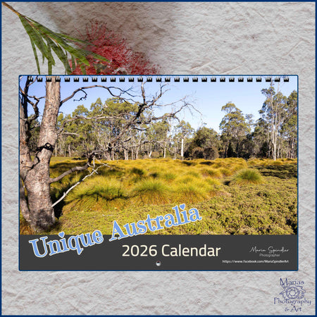 Unique Australia 2026 - A4 photographic calendar