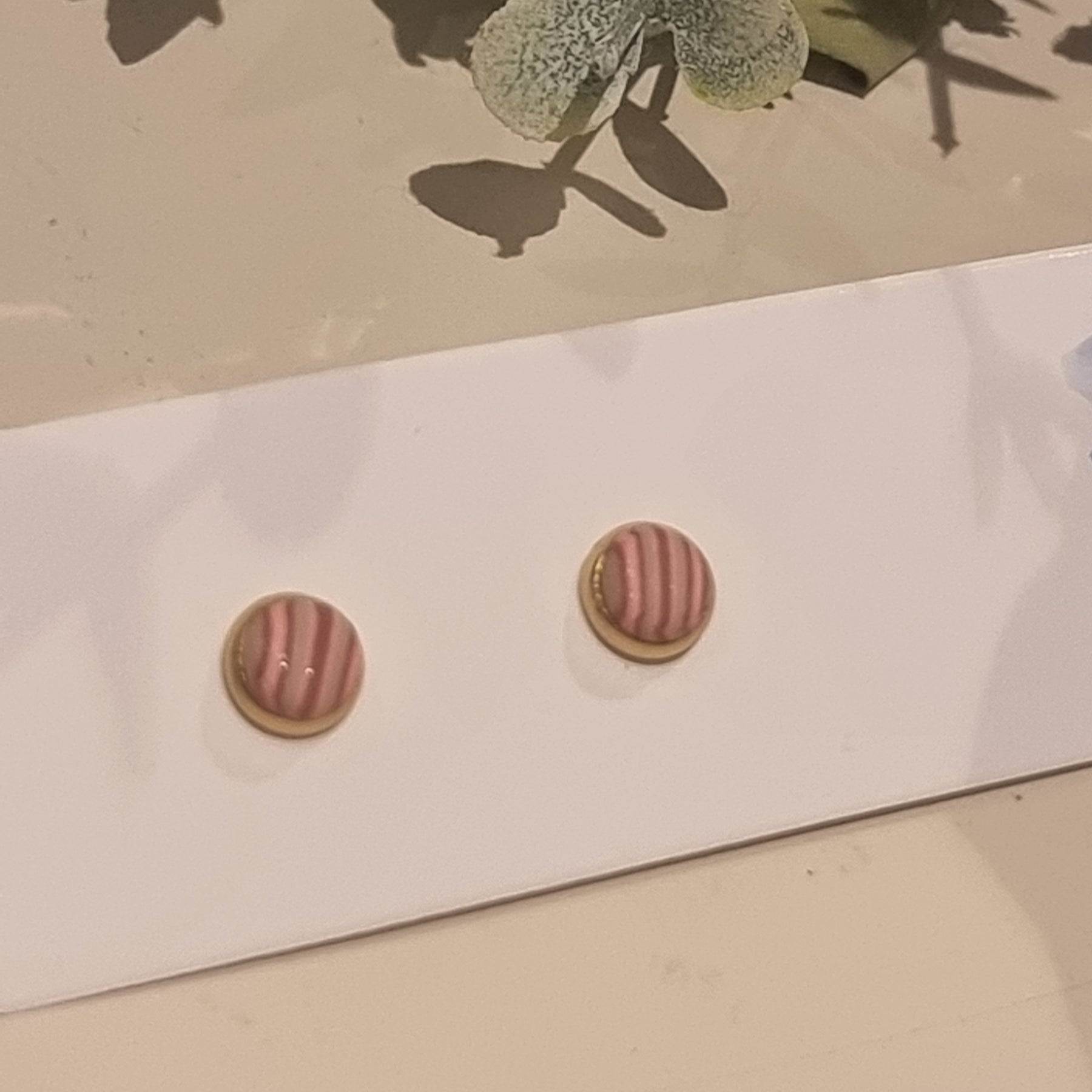 Blush and Berry Studs