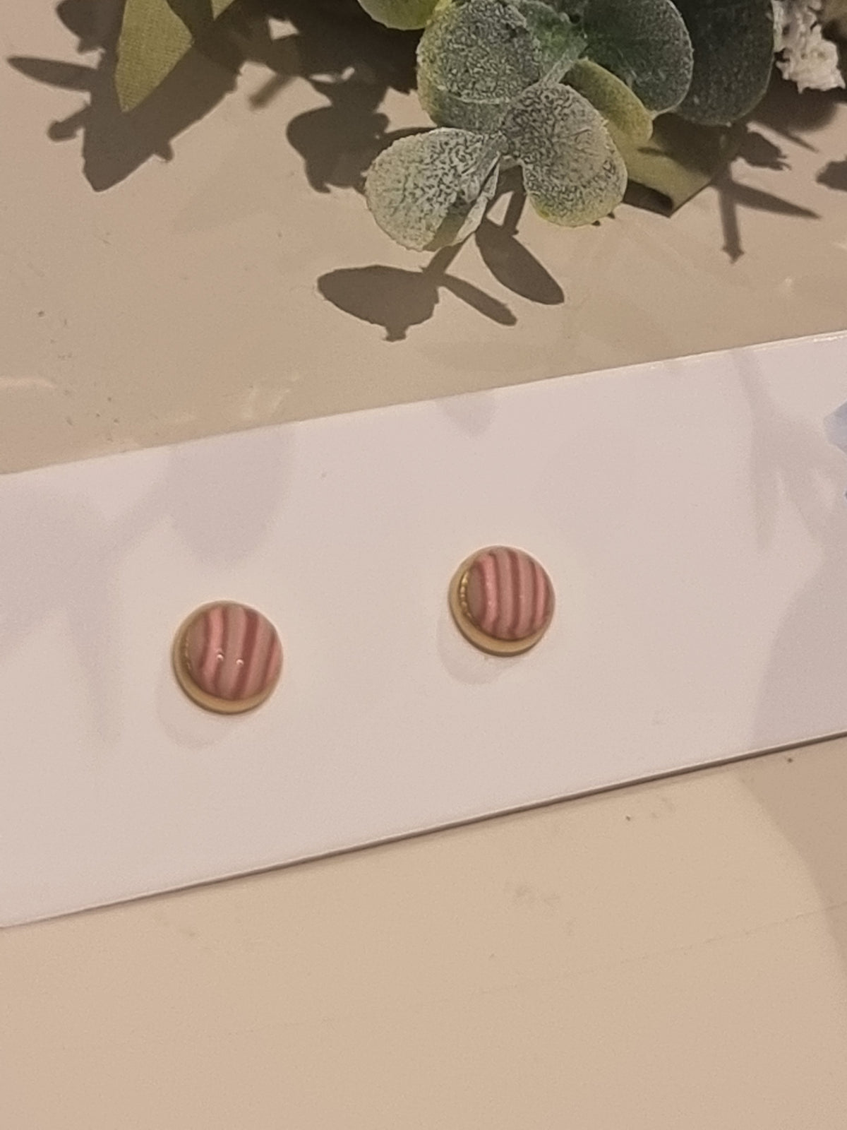 Blush and Berry Studs