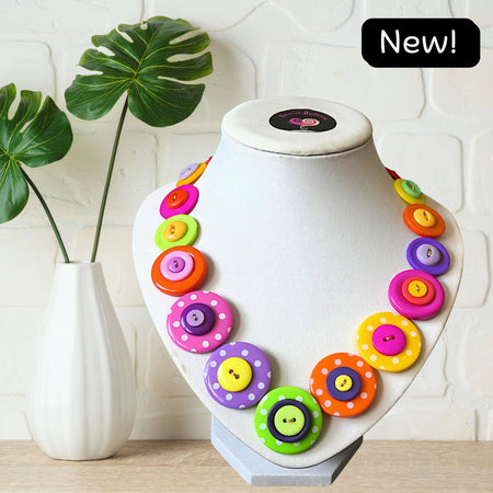 Button necklace - Tutti Frutti