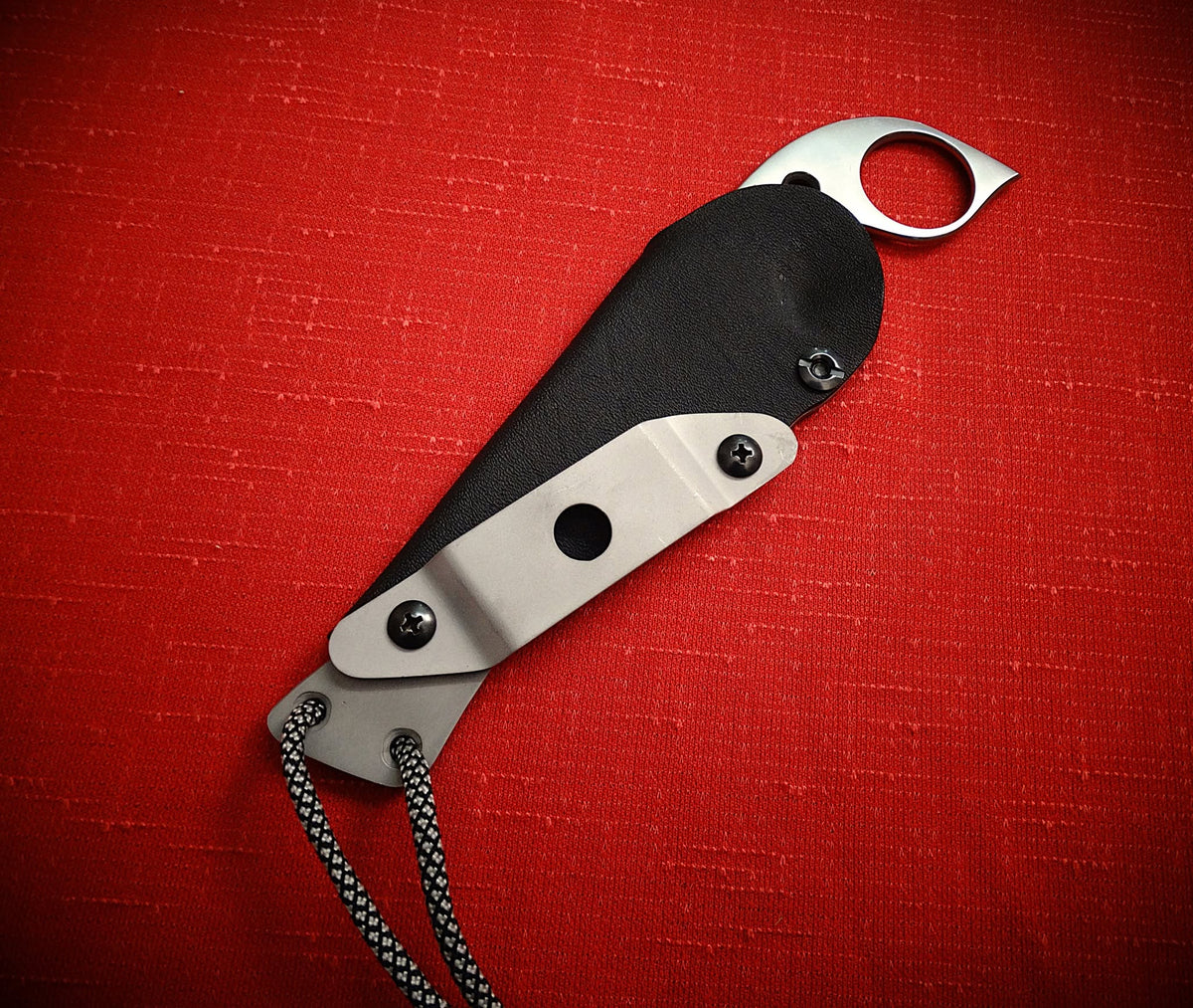 Neck knife fixed blade utility camping outdoor knife blade