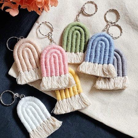 KEYCHAIN | Solid Colour Rainbow