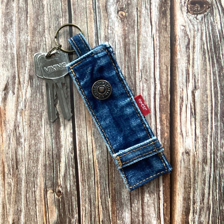 Upcycled Denim Key Ring Fob - Levi's