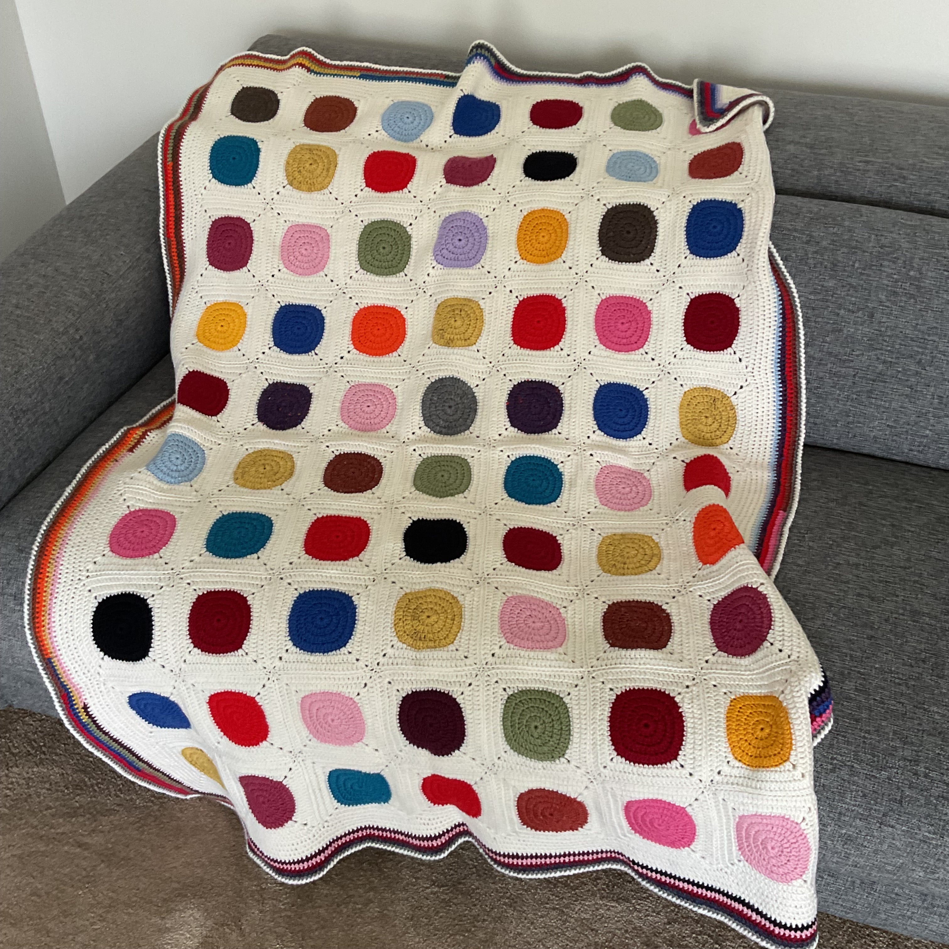 Circle to Square Blanket