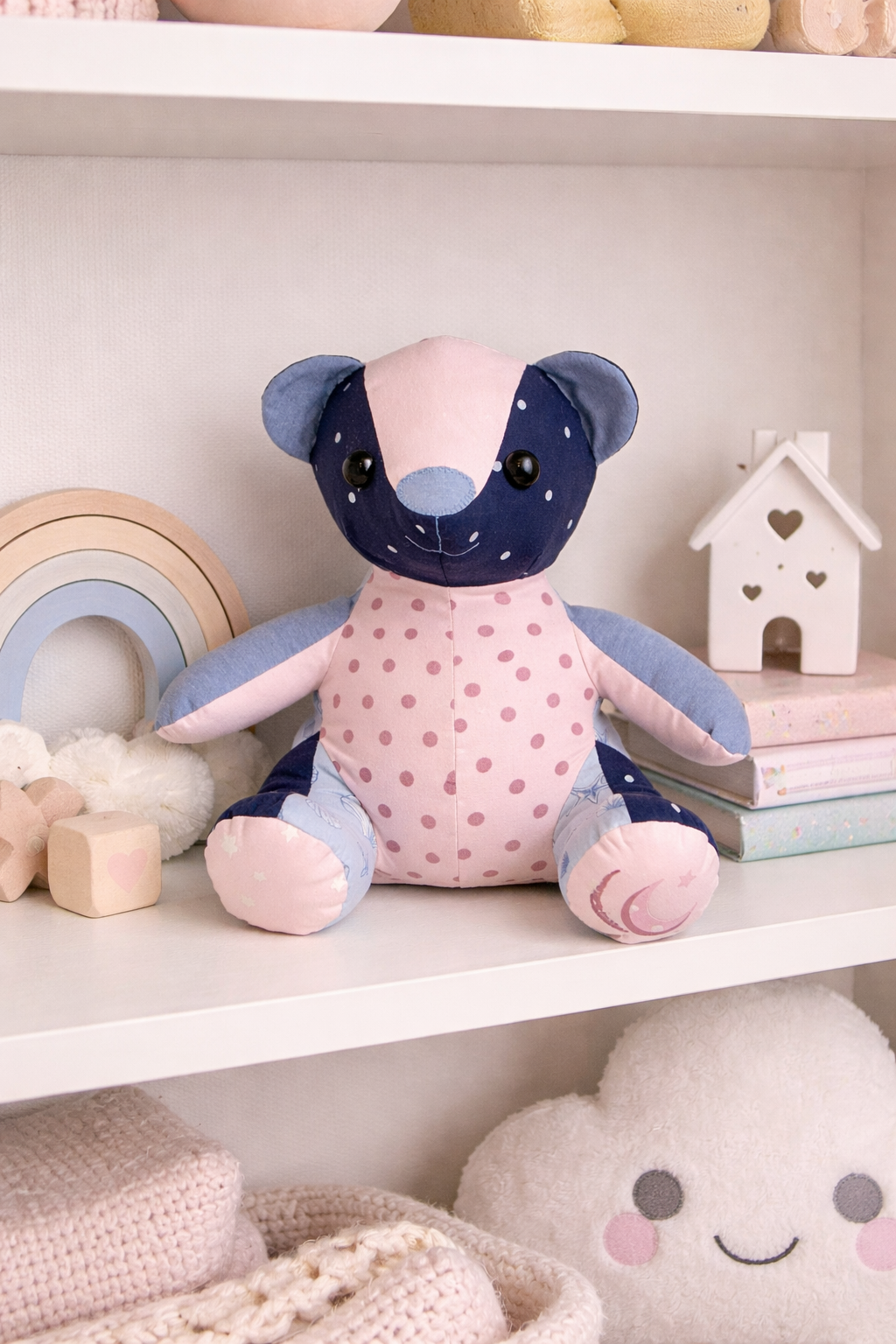 Custom Memory Bear – Made from Your Loved Ones Clothes | Keepsake Teddy Bear | Remberence Teddy Bear