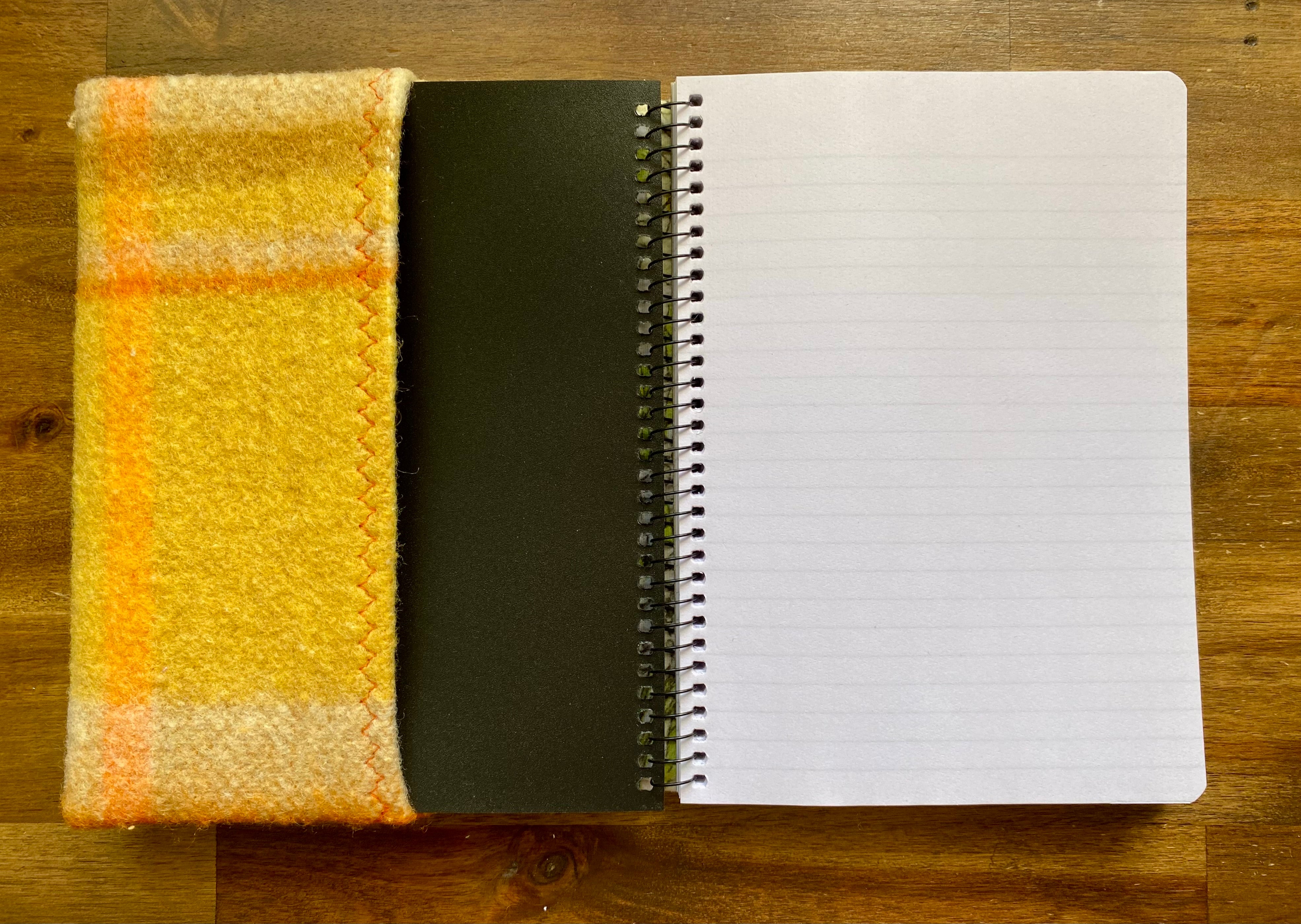 A5 Upcycled Notebook Kombi - Orange