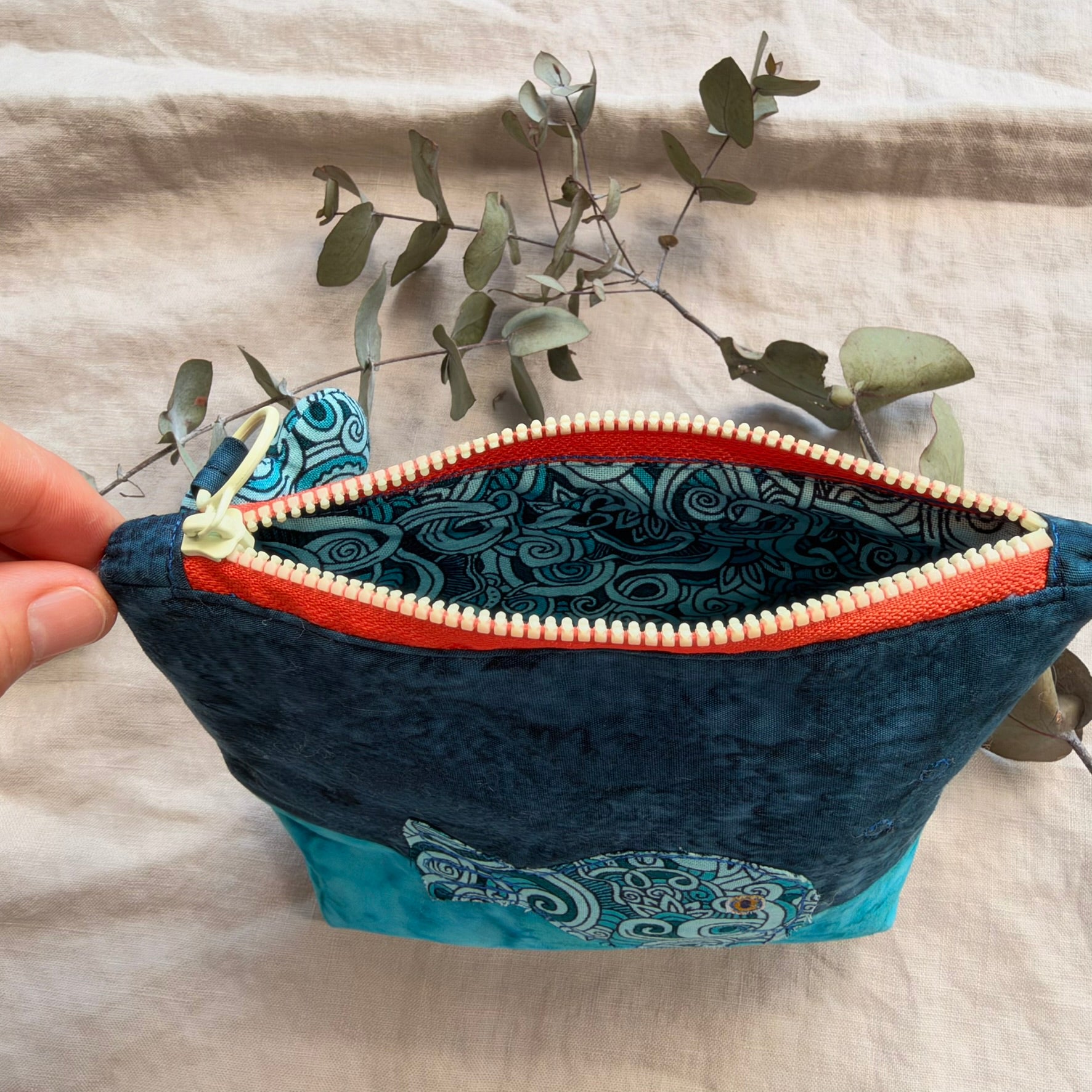 Handmade zip bags