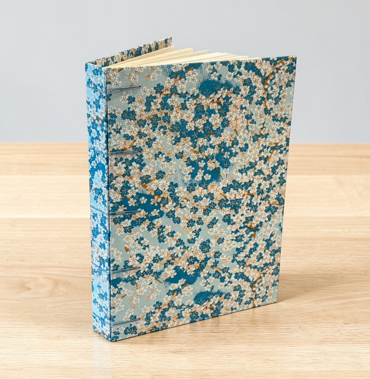 Handmade Secret Belgian Stitch Journal with Japanese Cover