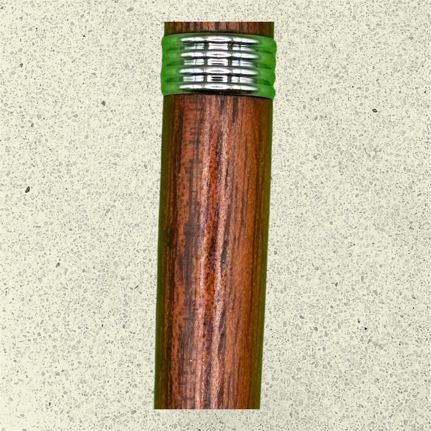Broad Ballpoint Pen – Red Cedar-Chrome - Accents