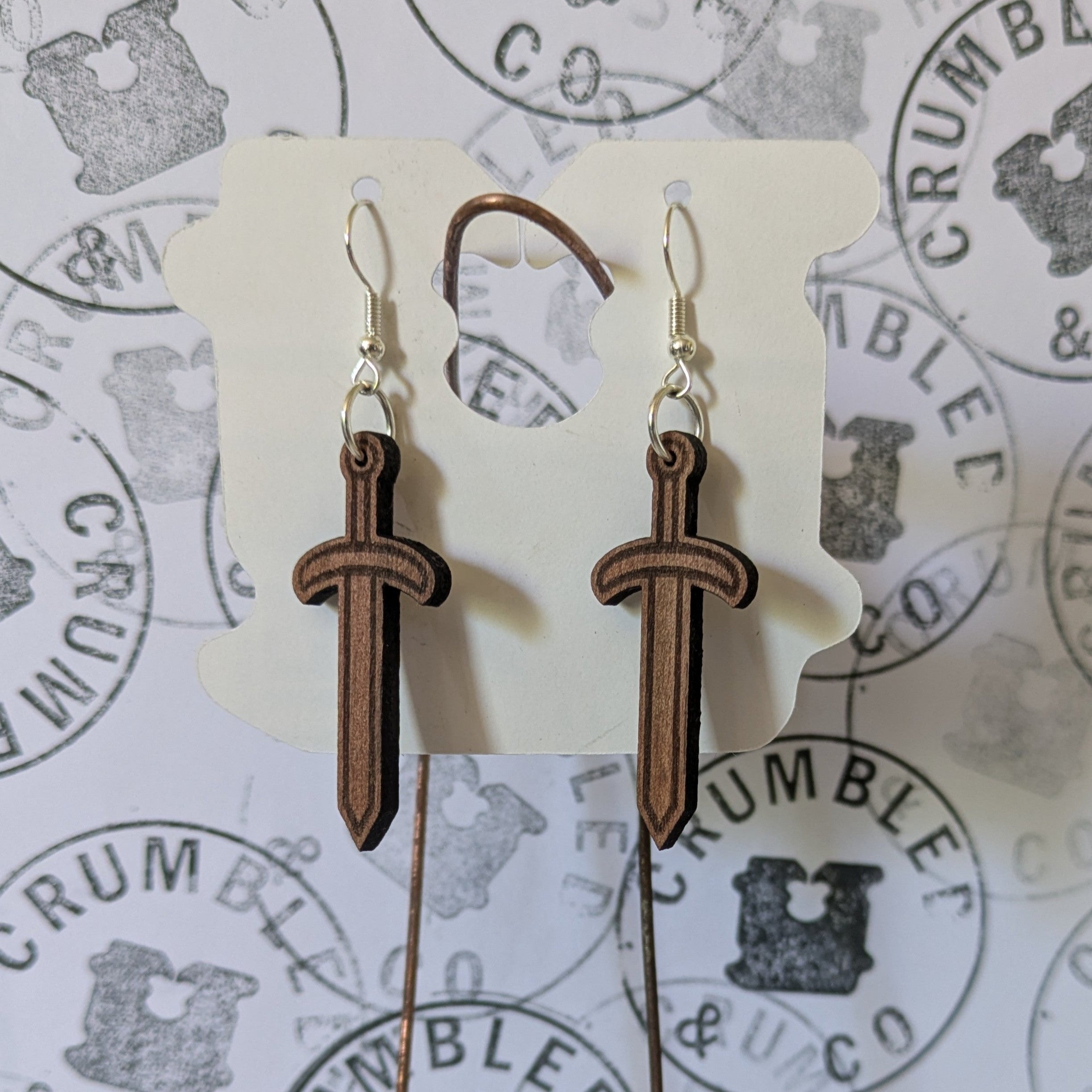 Whimsical Tasmanian Timber Earrings