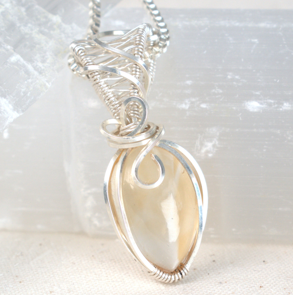 Citrine Keepsake – November Birthstone Silver-Filled Pendant