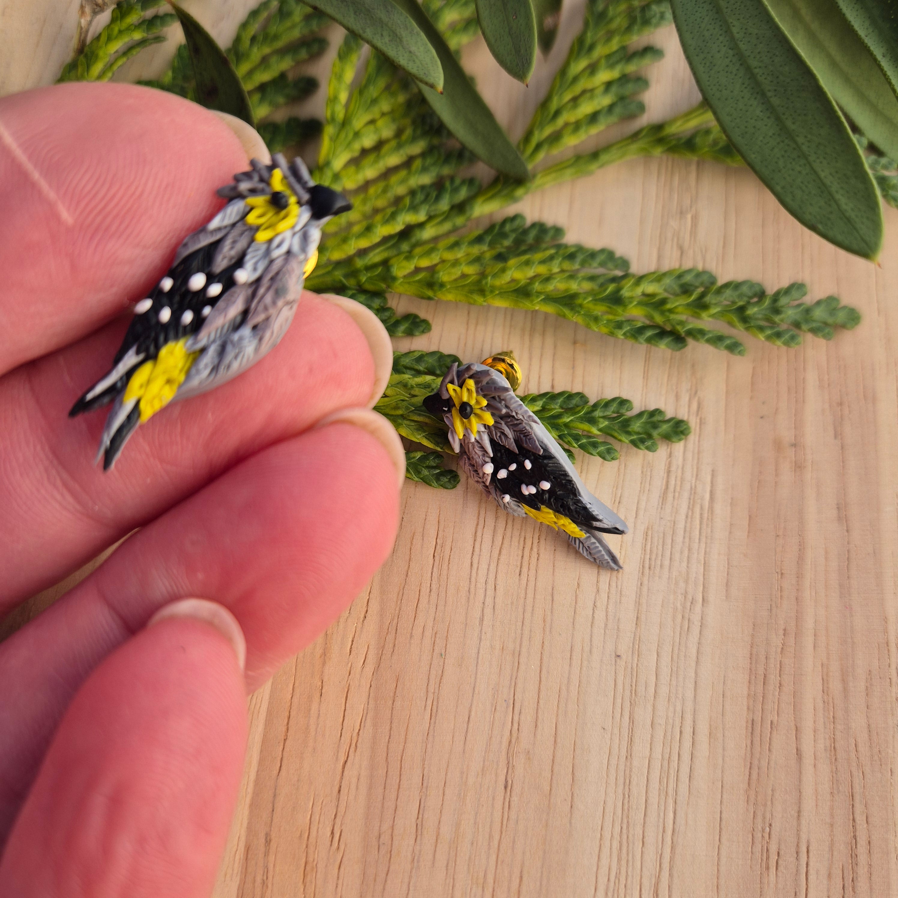 40 Spotted Pardalote Studs