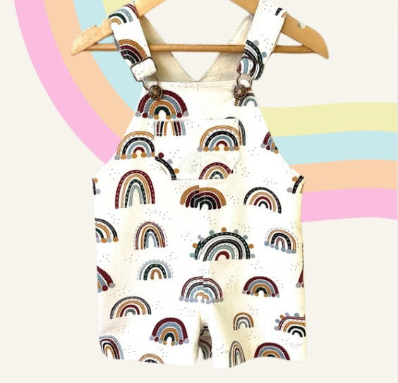 Rainbow overalls with Buckles