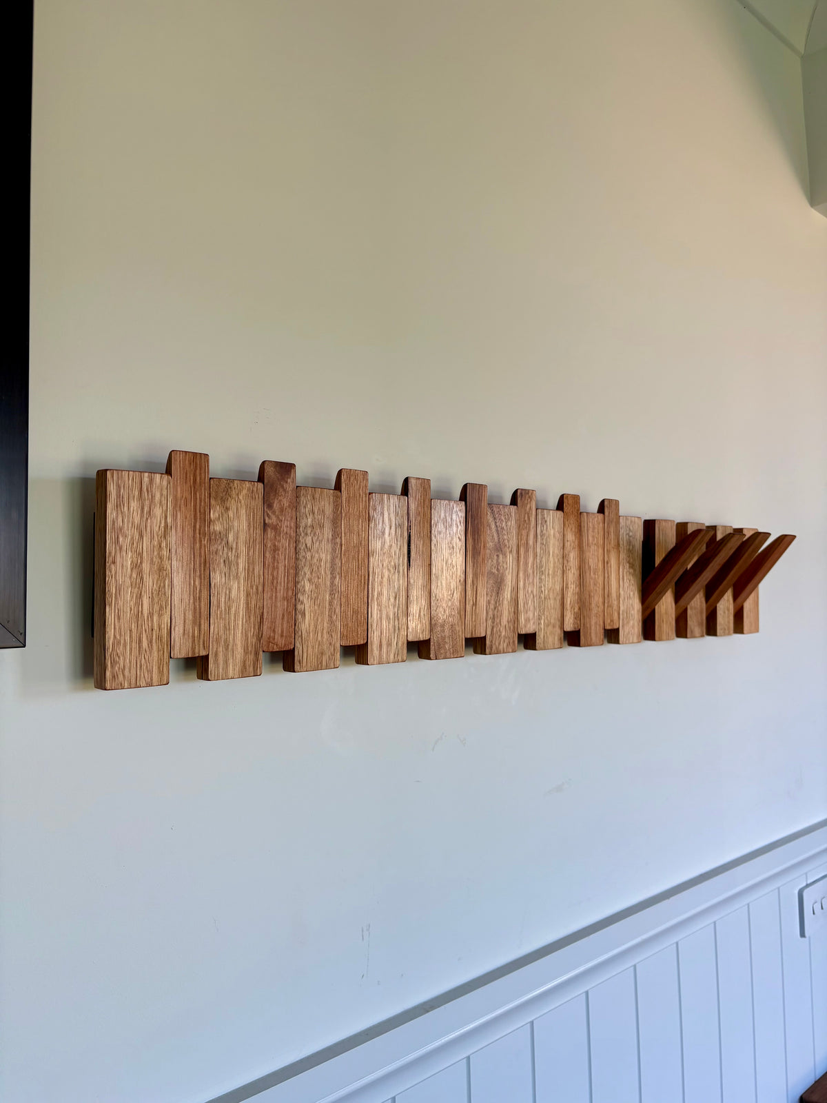 No.2 Tasmanian oak Piano style Coatrack