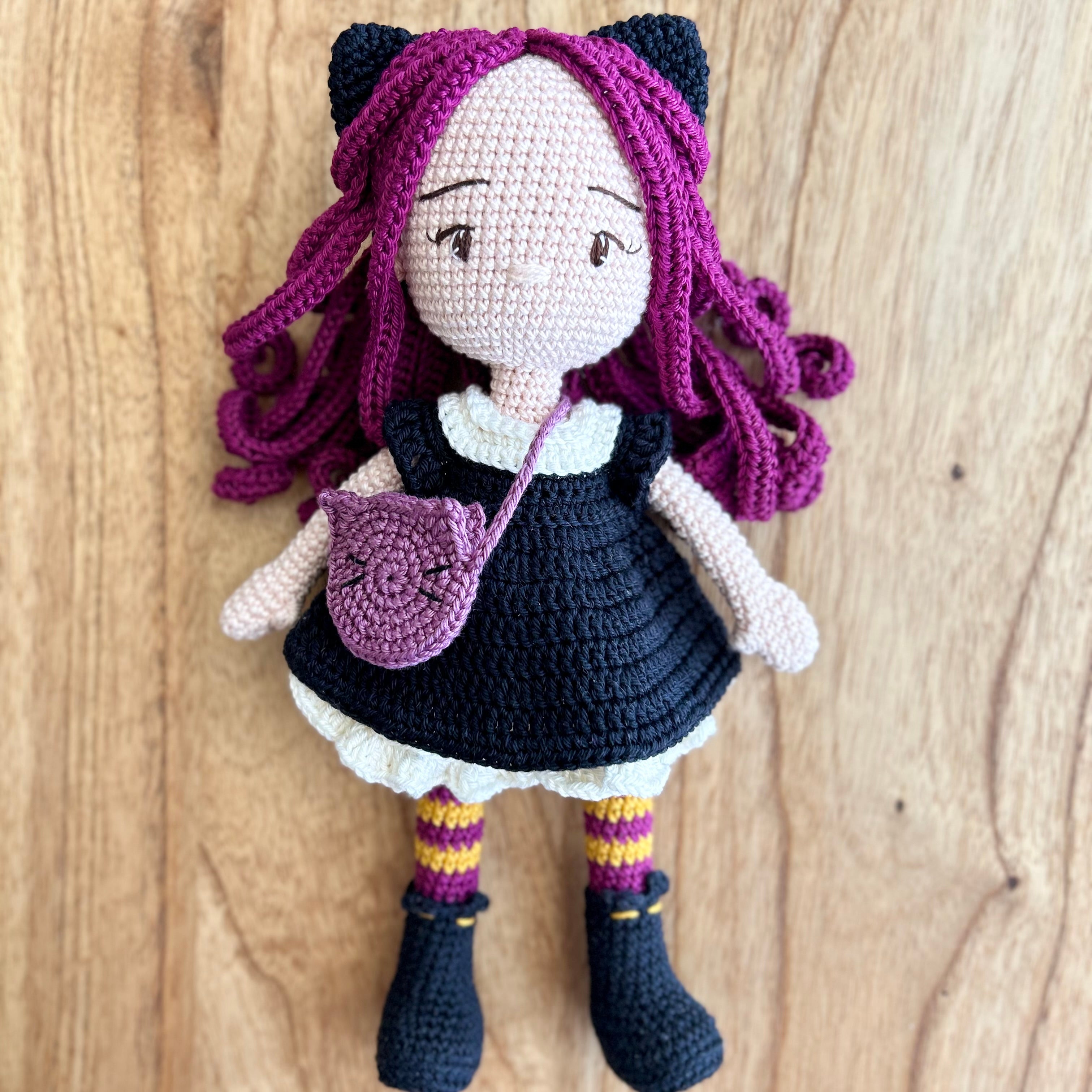Crochet | Cat Doll | Ready to Ship