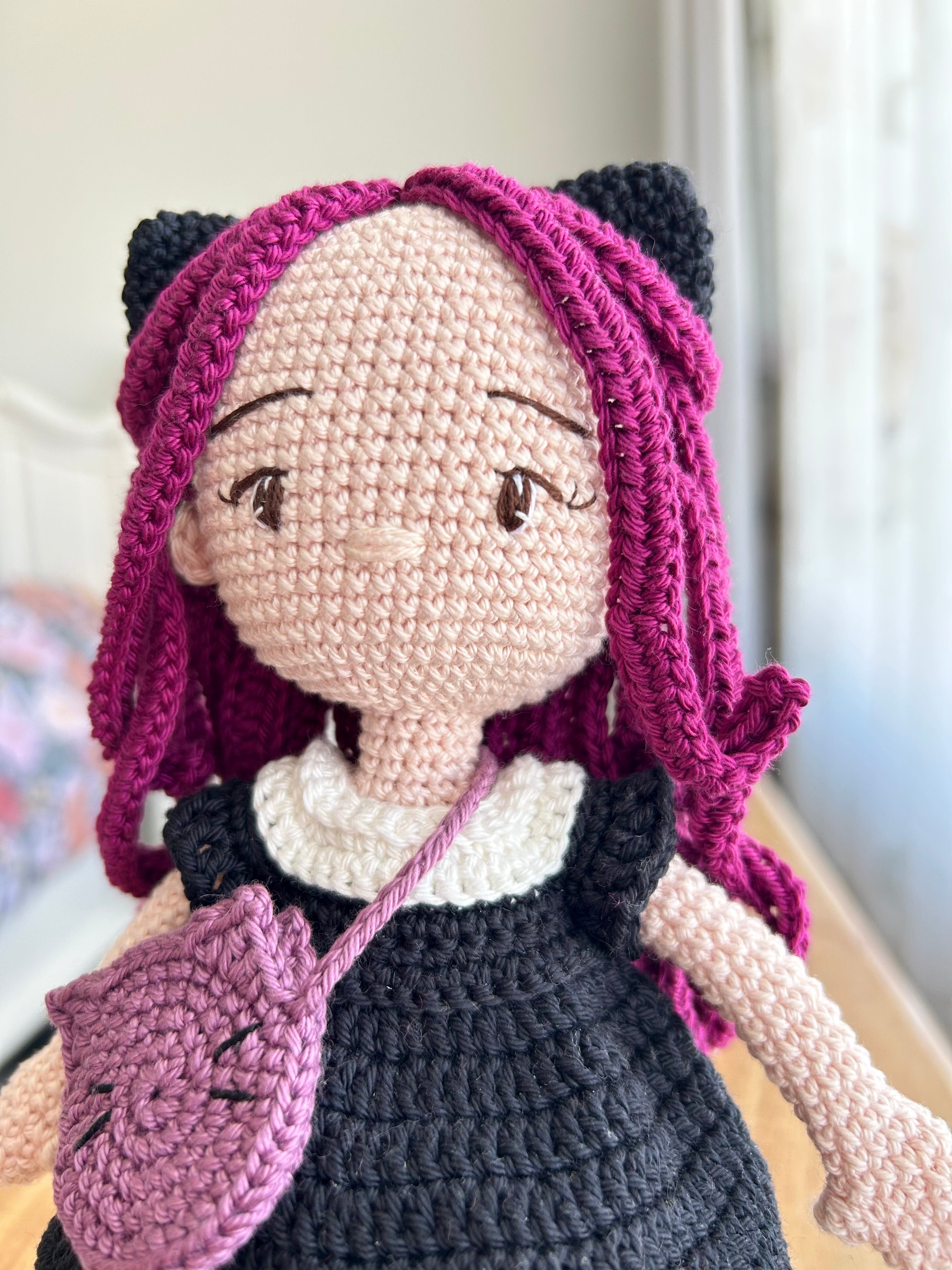 Crochet | Cat Doll | Ready to Ship