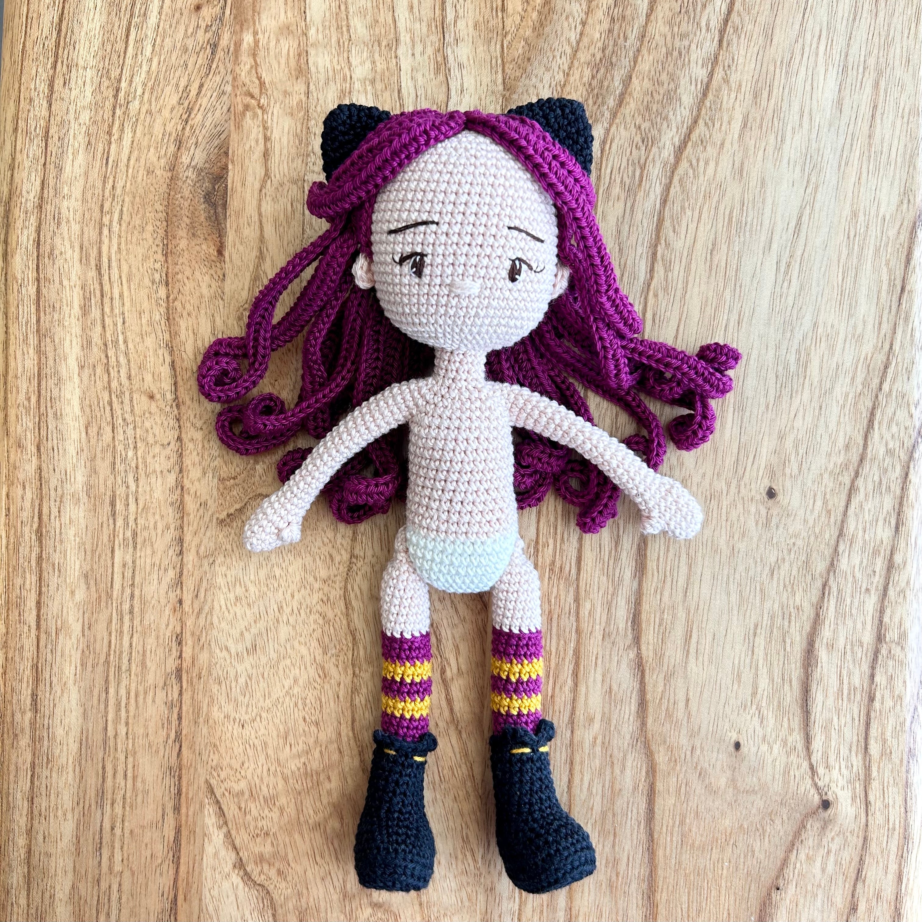 Crochet | Cat Doll | Ready to Ship