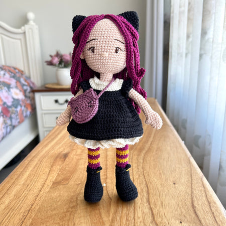 Crochet | Cat Doll | Ready to Ship