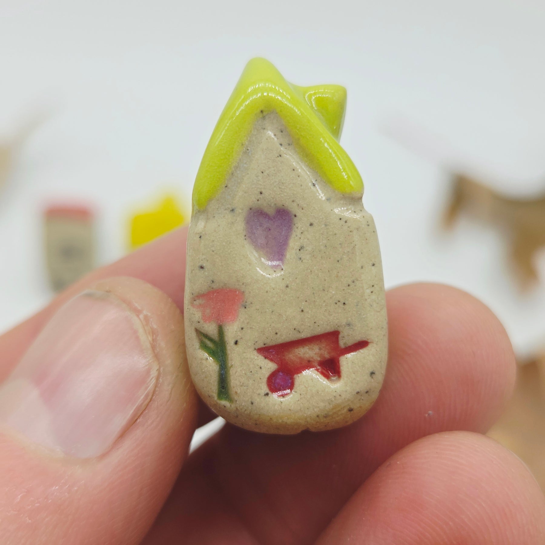 Tiny Ceramic Village - Celestial Crescent