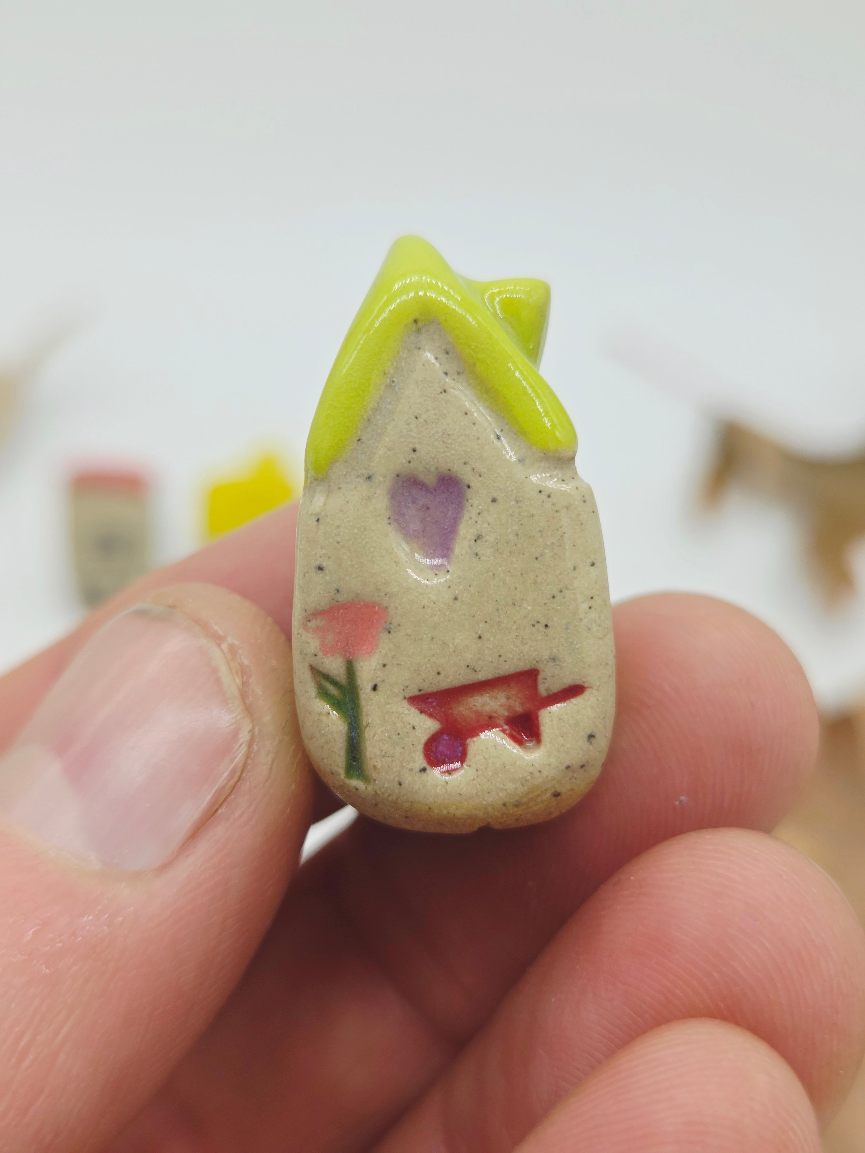 Tiny Ceramic Village - Celestial Crescent