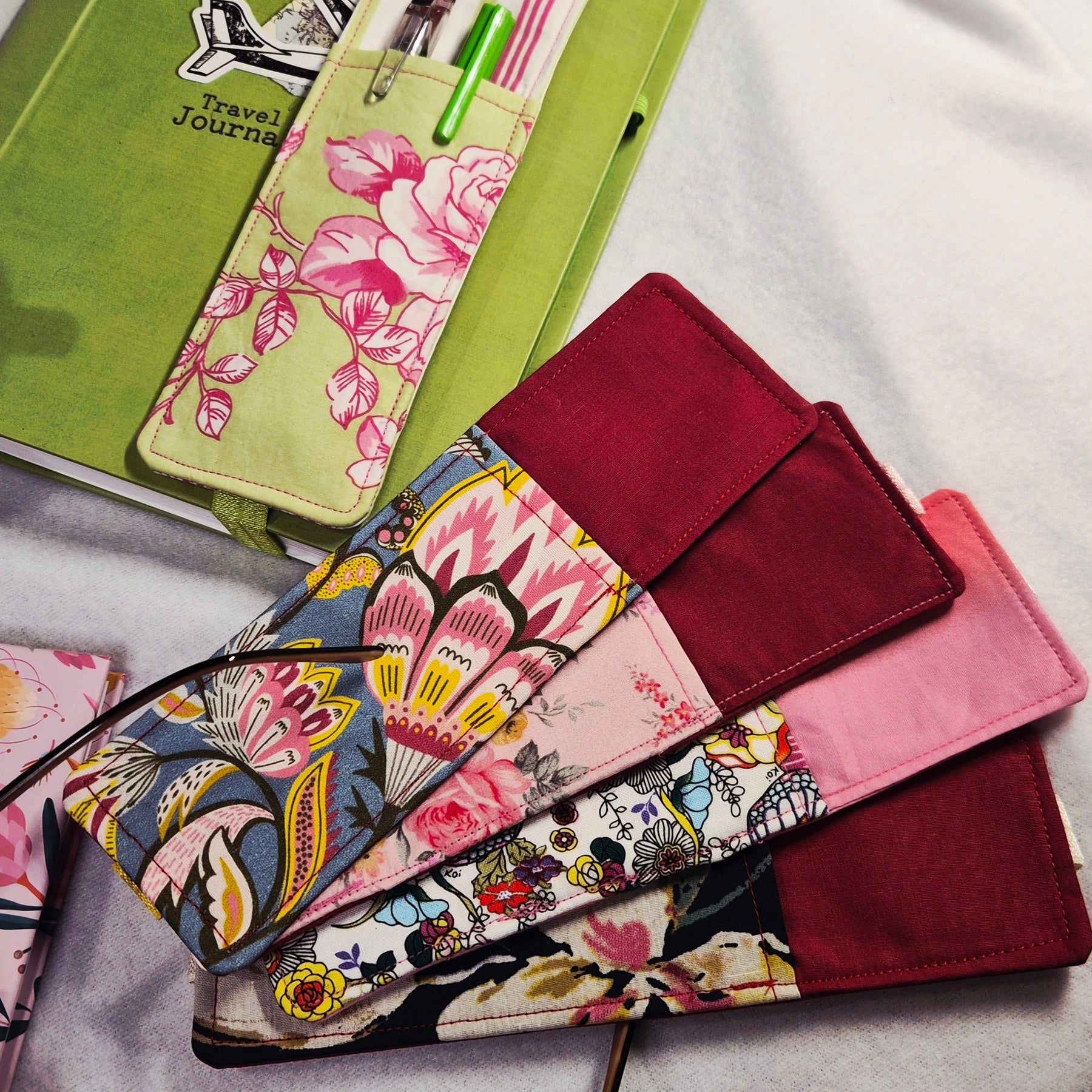 Pen/Bookmark Fabric Holders